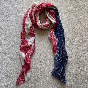 Flag Print Scarf